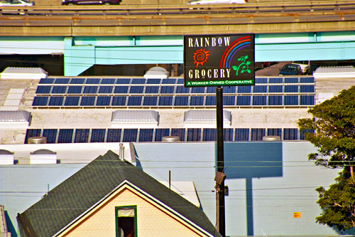 Solar electric installation for Rainbow Grocery