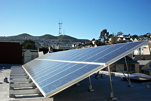 5 kW pv system for JumpSLIDE Networks in San Francisco