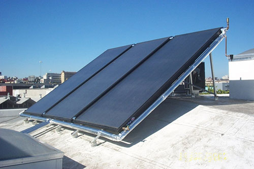 Rosebud Grocery Solar Thermal Installation