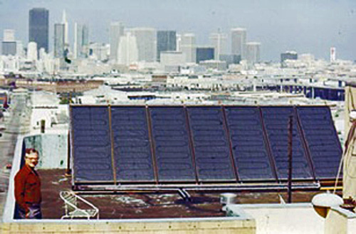 Solar thermal installation for St. Francis Square in San Francisco