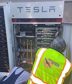 Calibrating Tesla solar energy storage