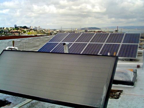 Solar Thermal Installation for a home in Bayview